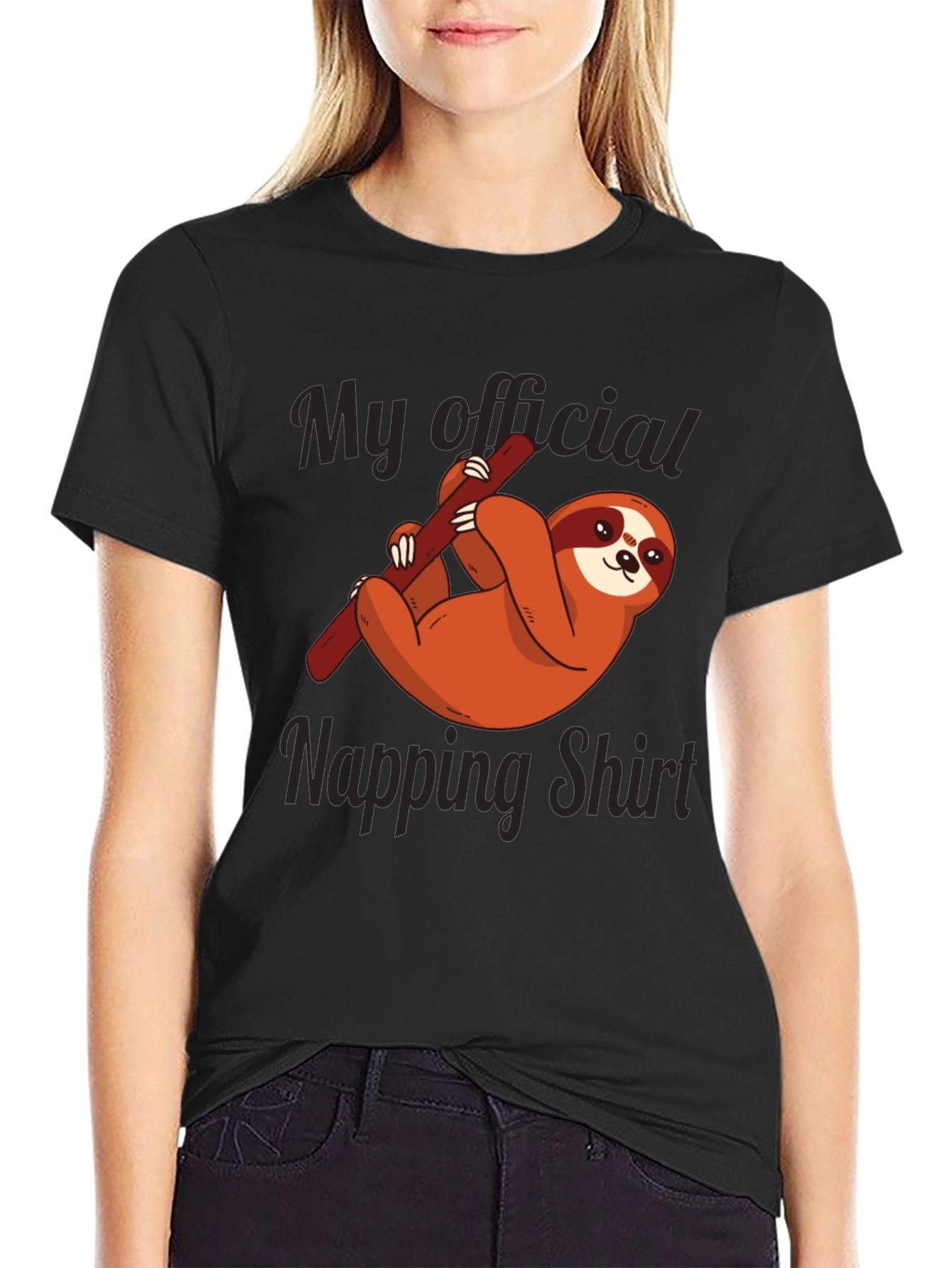 Funny Sloth Napping Shirt