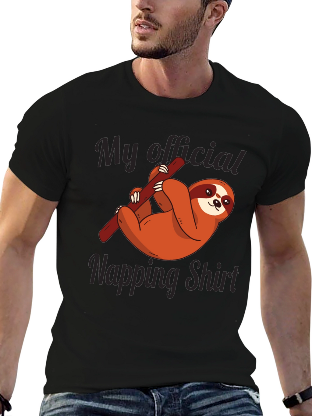 Funny Sloth Napping Shirt