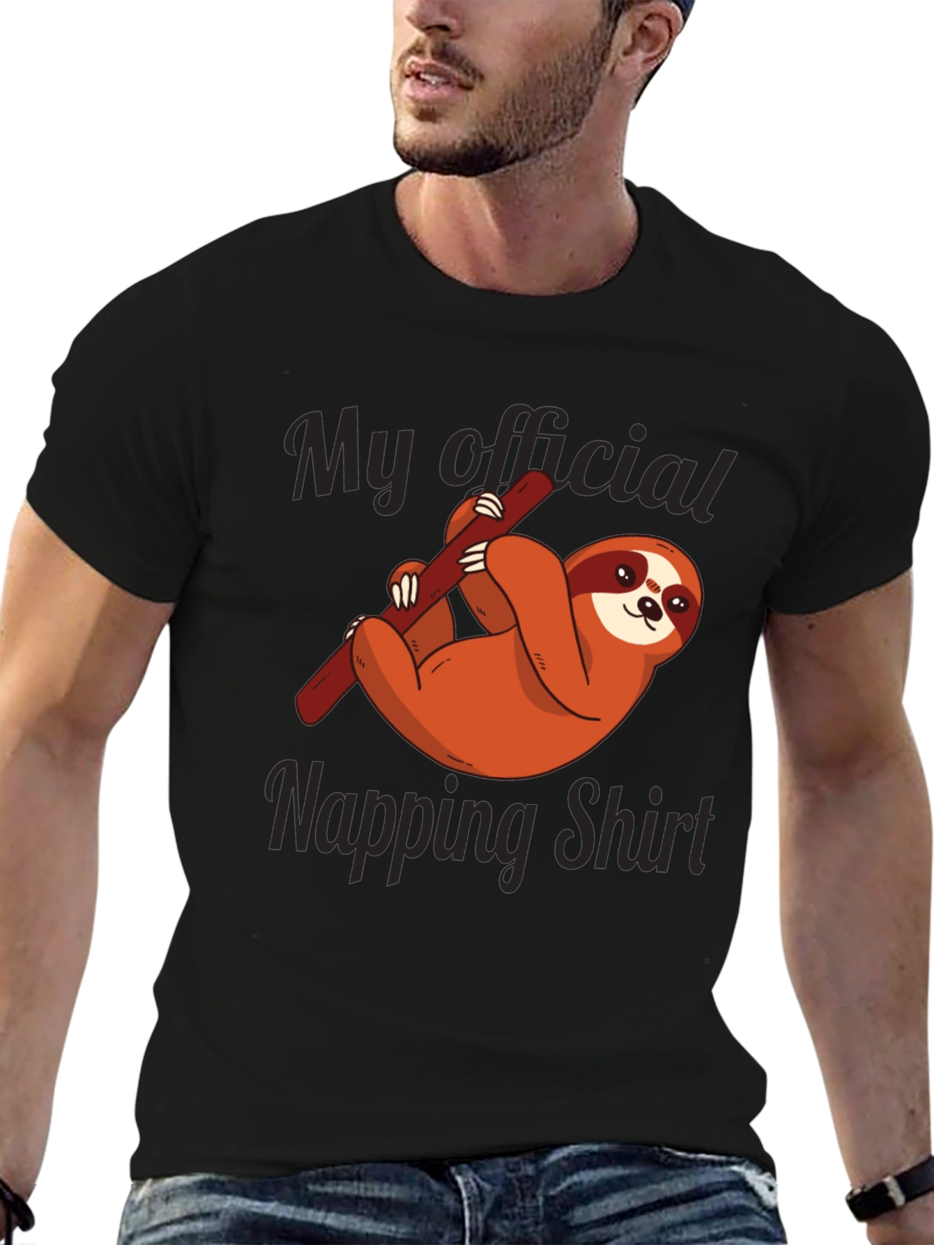 Funny Sloth Napping Shirt
