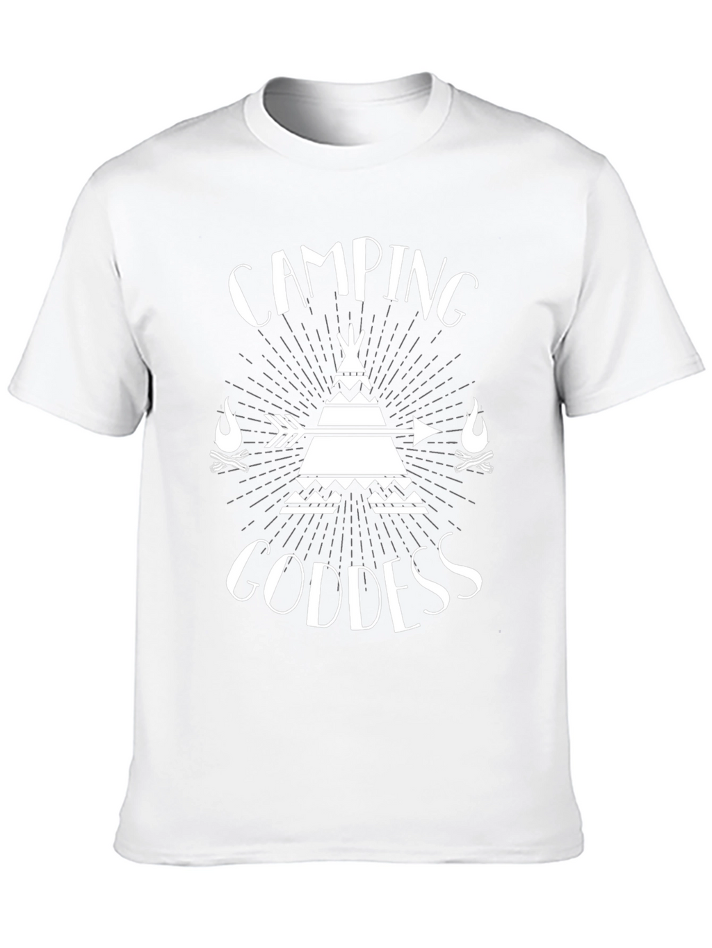 Camping Goddess Graphic T-Shirt