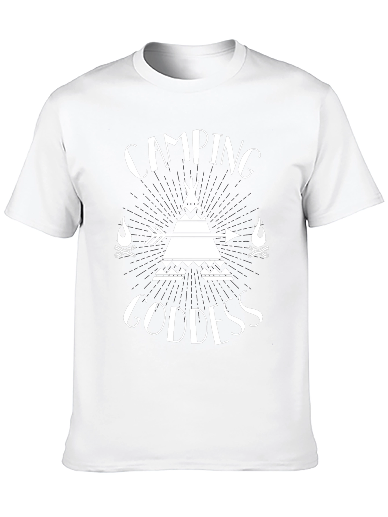 Camping Goddess Graphic T-Shirt