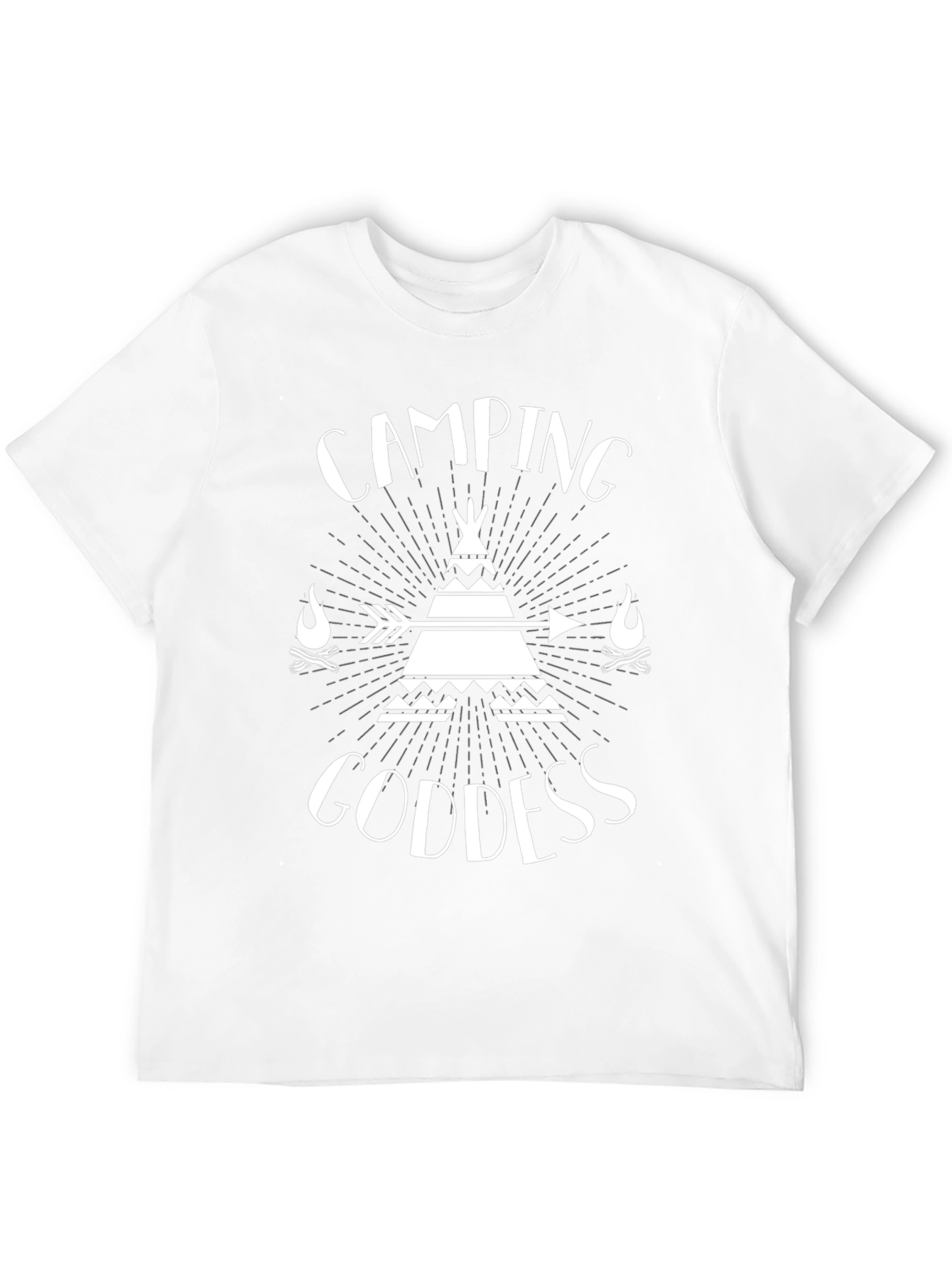Camping Goddess Graphic T-Shirt