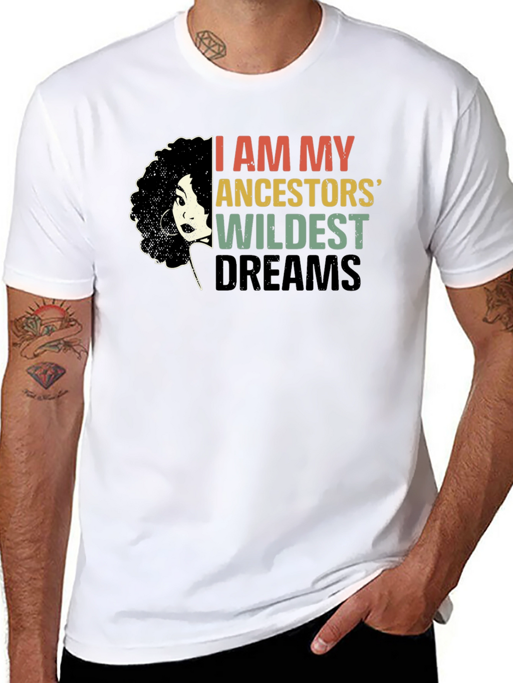 Ancestors Wildest Dreams Black Graphic Tee