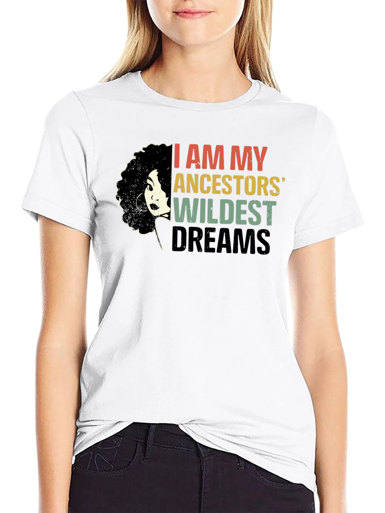 Ancestors Wildest Dreams Black Graphic Tee