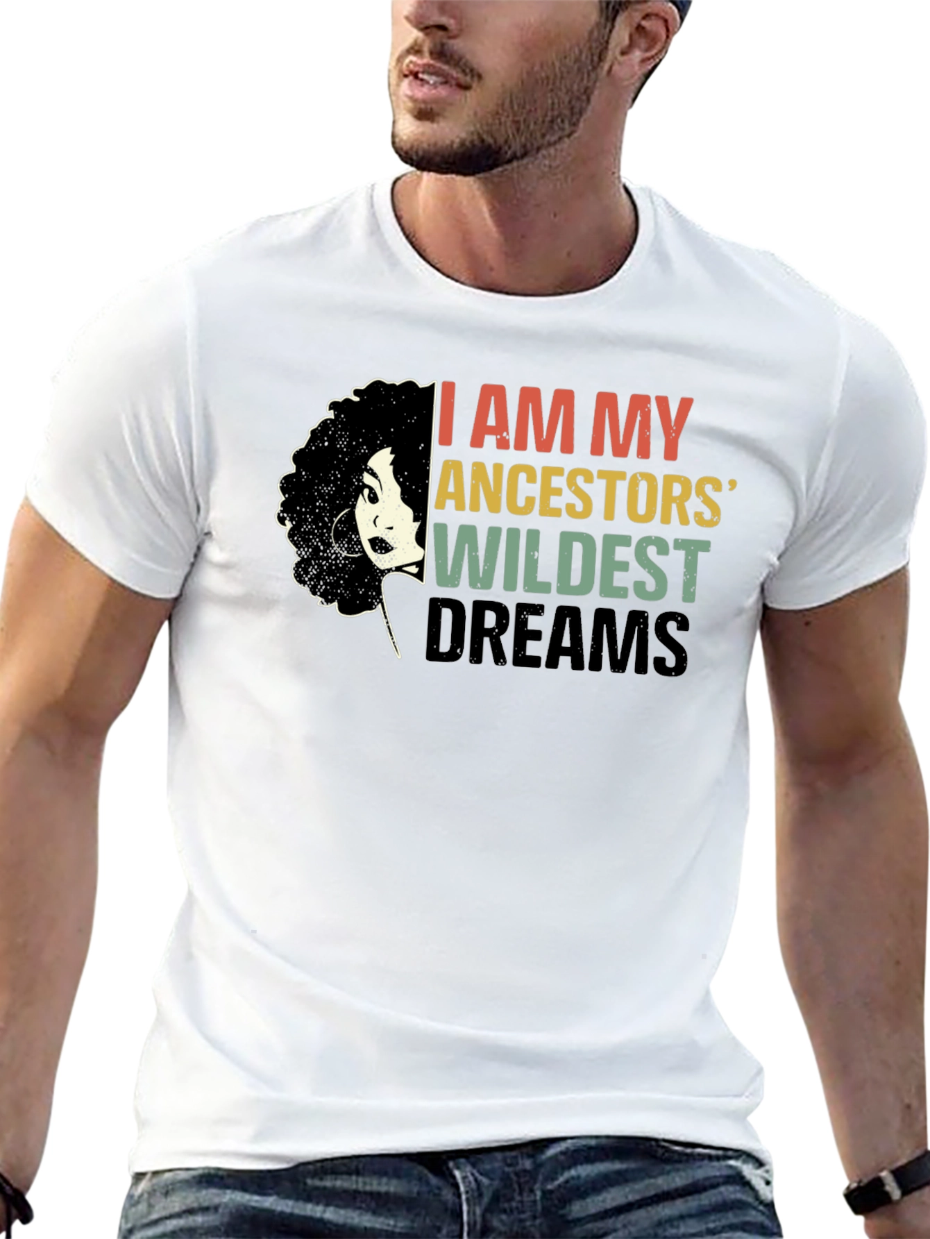 Ancestors Wildest Dreams Black Graphic Tee