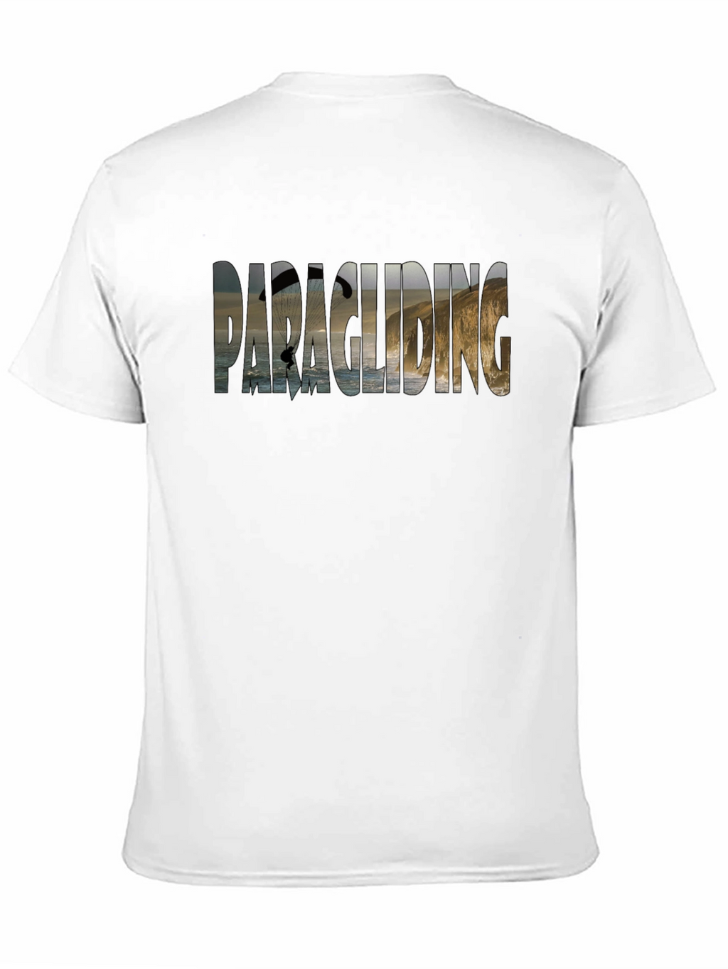 Paragliding Graphic T-Shirt: Coastal Adventure Tee