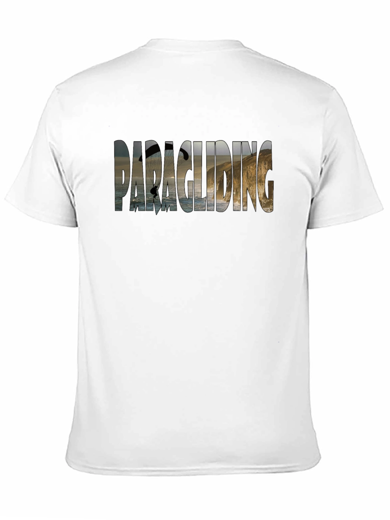 Paragliding Graphic T-Shirt: Coastal Adventure Tee