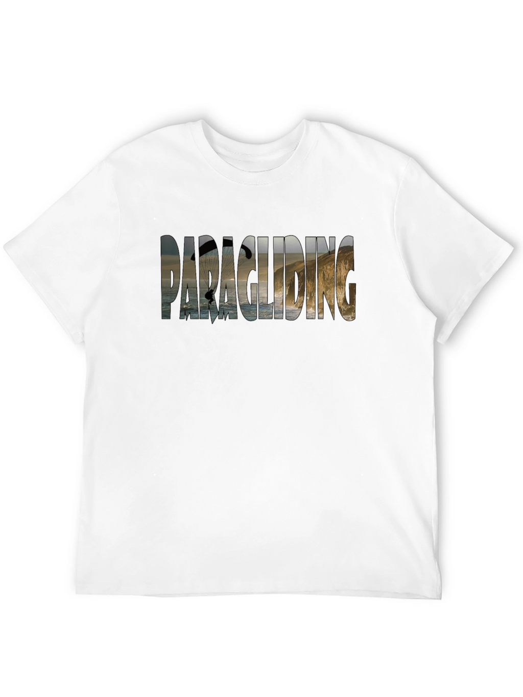 Paragliding Graphic T-Shirt: Coastal Adventure Tee
