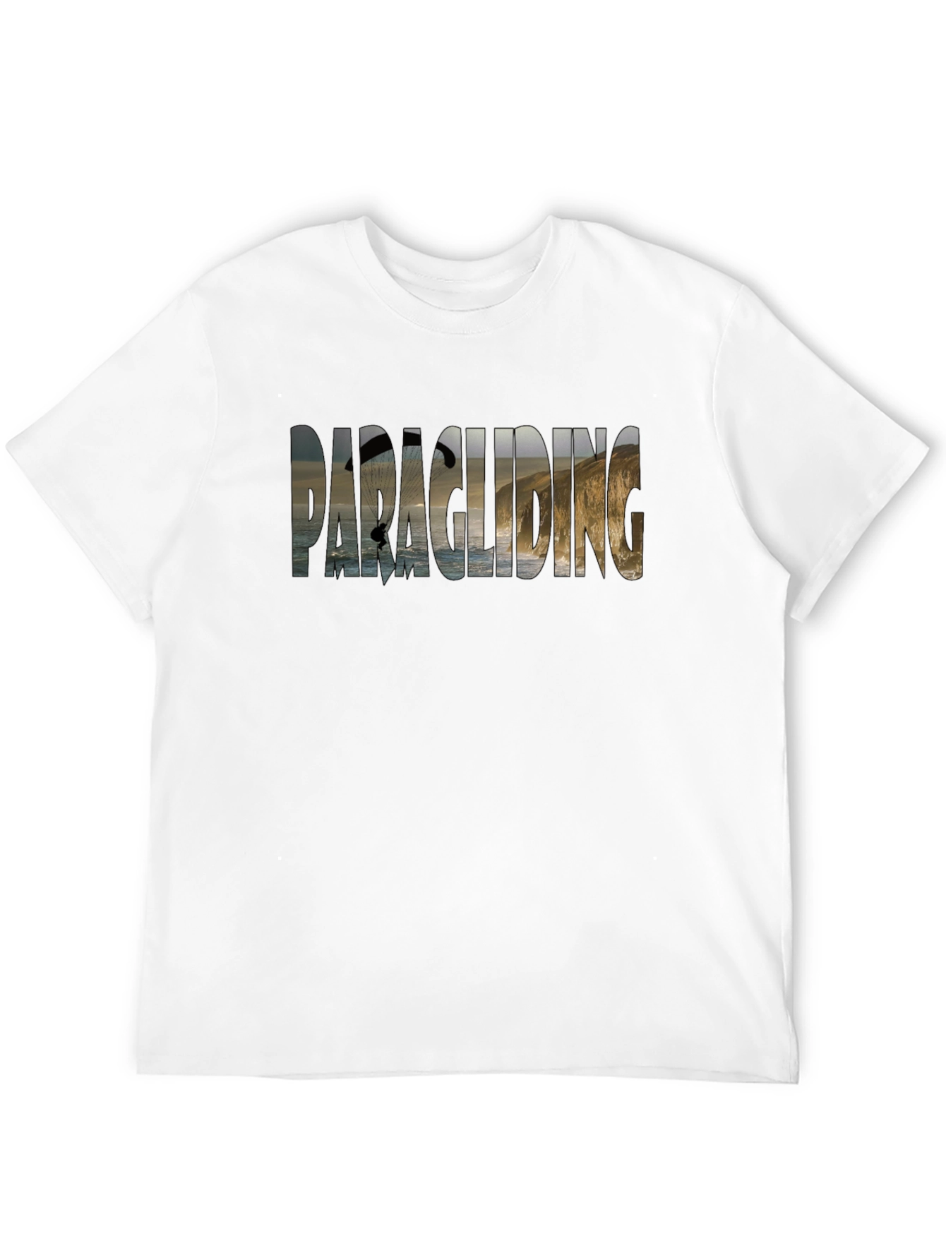 Paragliding Graphic T-Shirt: Coastal Adventure Tee