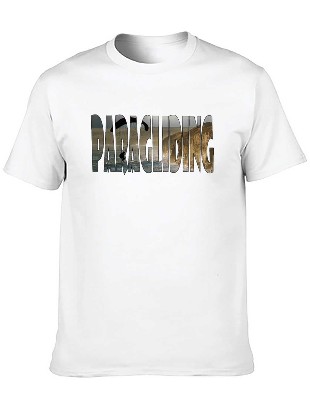 Paragliding Graphic T-Shirt: Coastal Adventure Tee