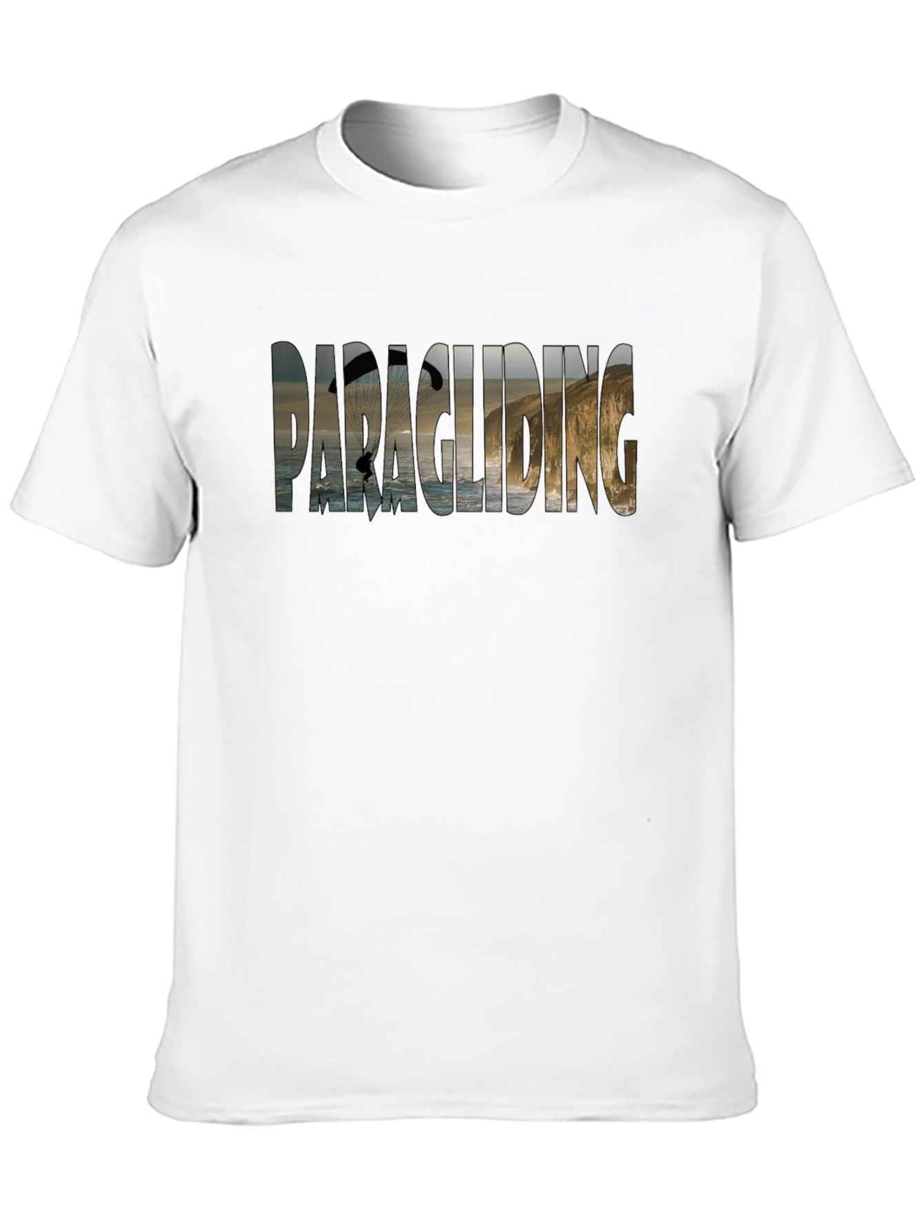 Paragliding Graphic T-Shirt: Coastal Adventure Tee