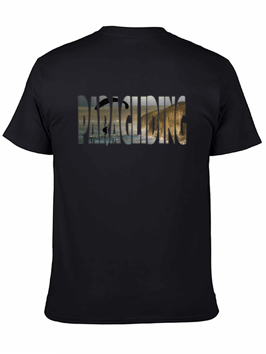 Paragliding Graphic T-Shirt: Coastal Adventure Tee