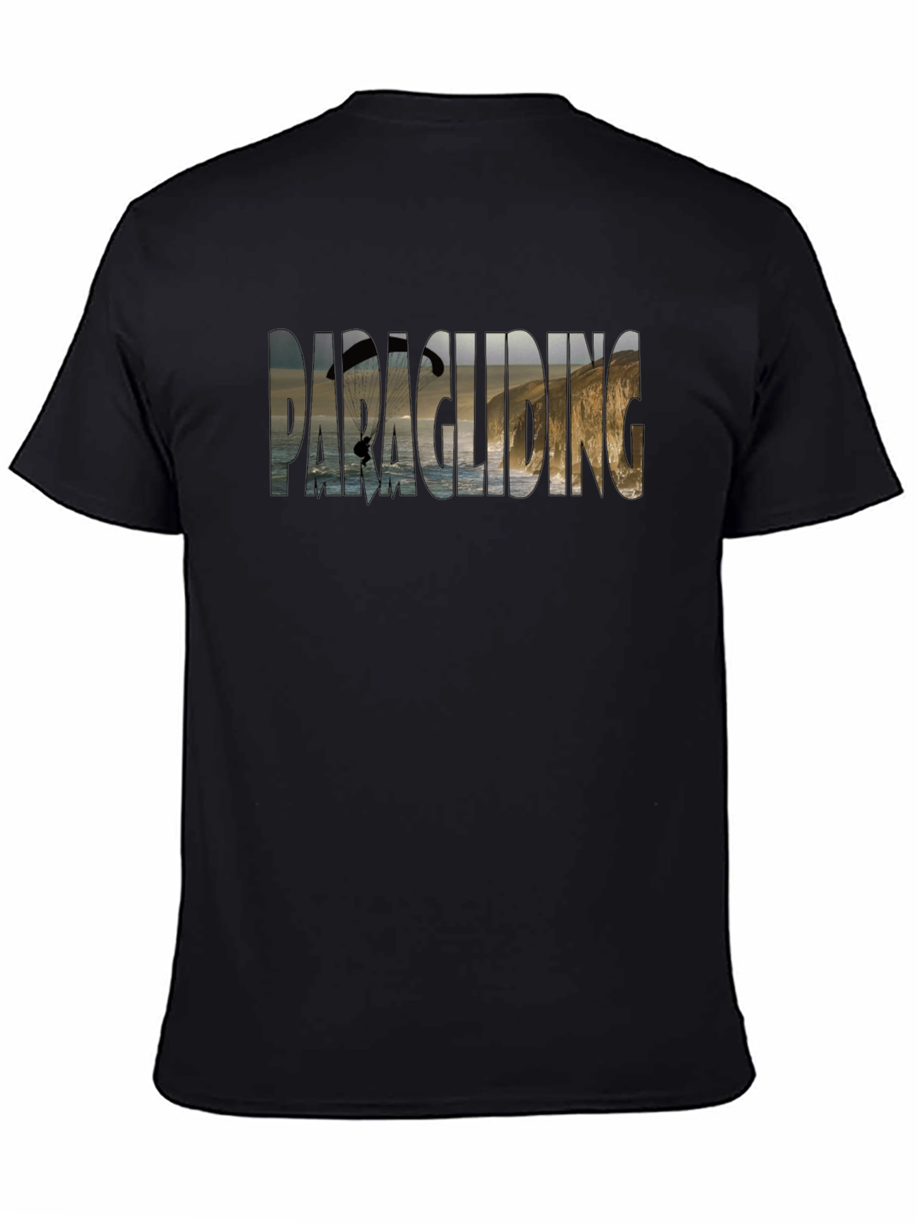 Paragliding Graphic T-Shirt: Coastal Adventure Tee