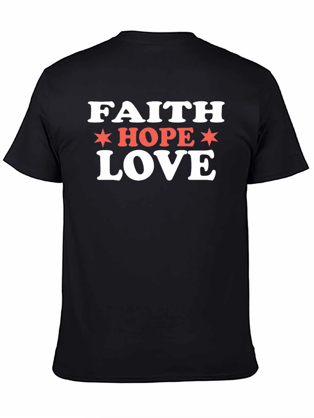 Faith Hope Love Graphic Tee - Casual & Stylish
