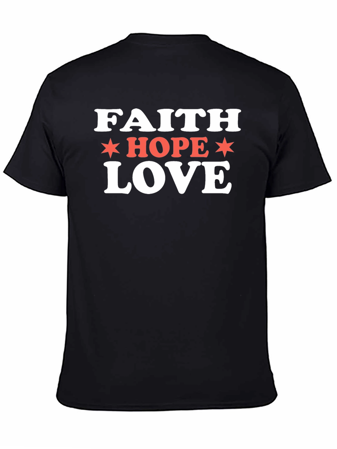Faith Hope Love Graphic Tee - Casual & Stylish