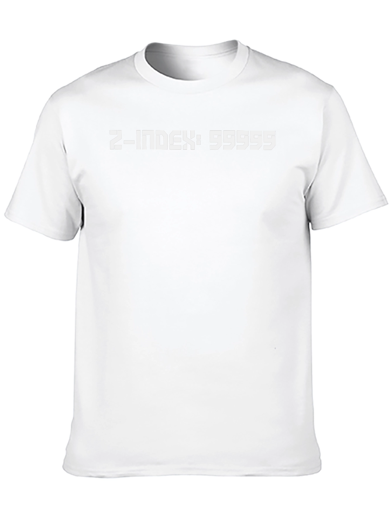 Z-Index 55555 Black T-Shirt