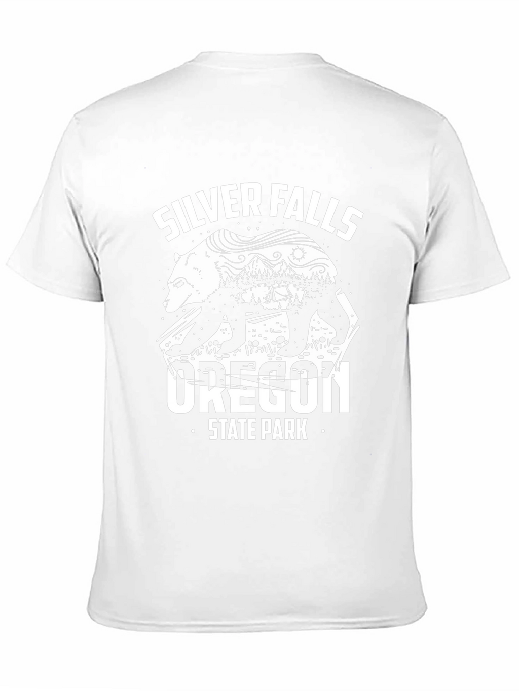 Silver Falls Oregon State Park Bear Graphic Tee