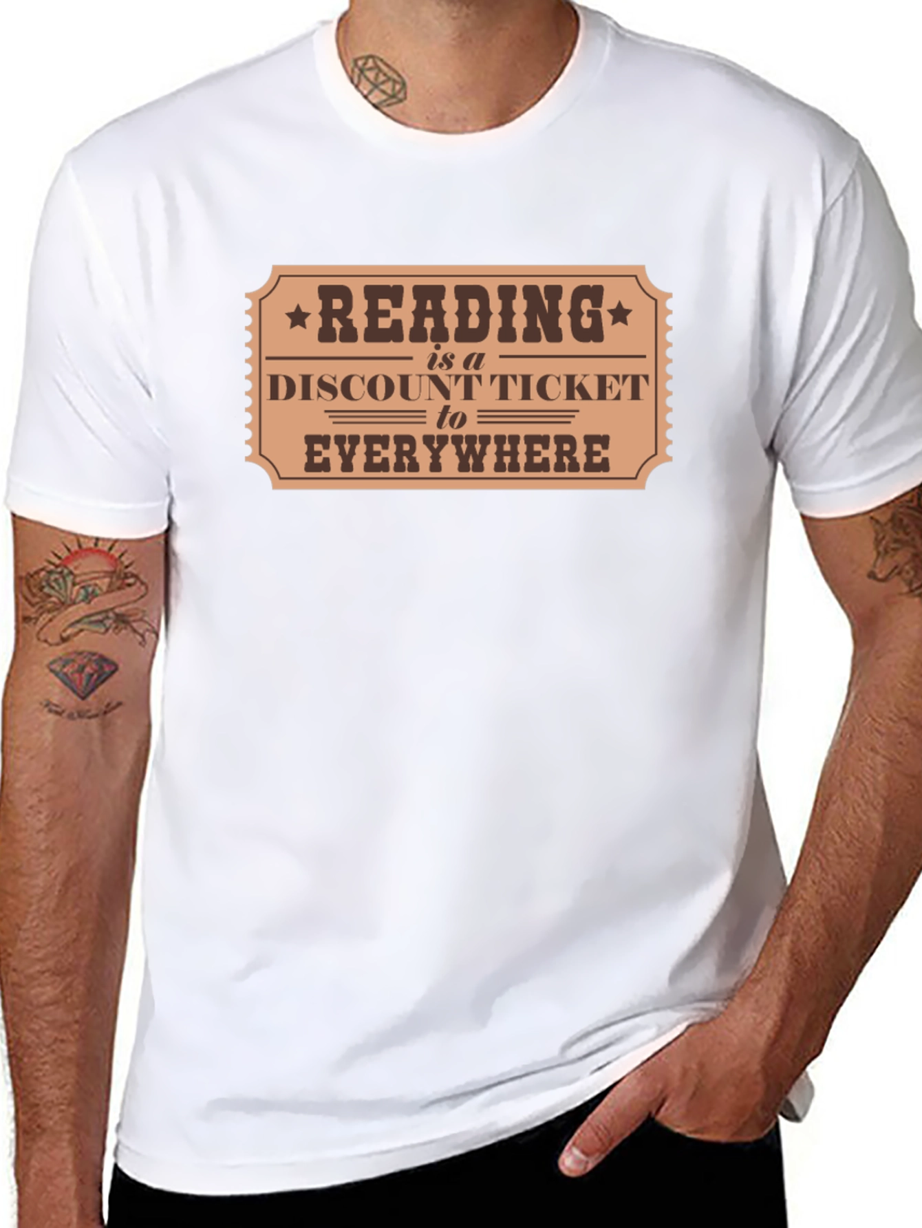 Reading is a Discount Ticket T-Shirt
