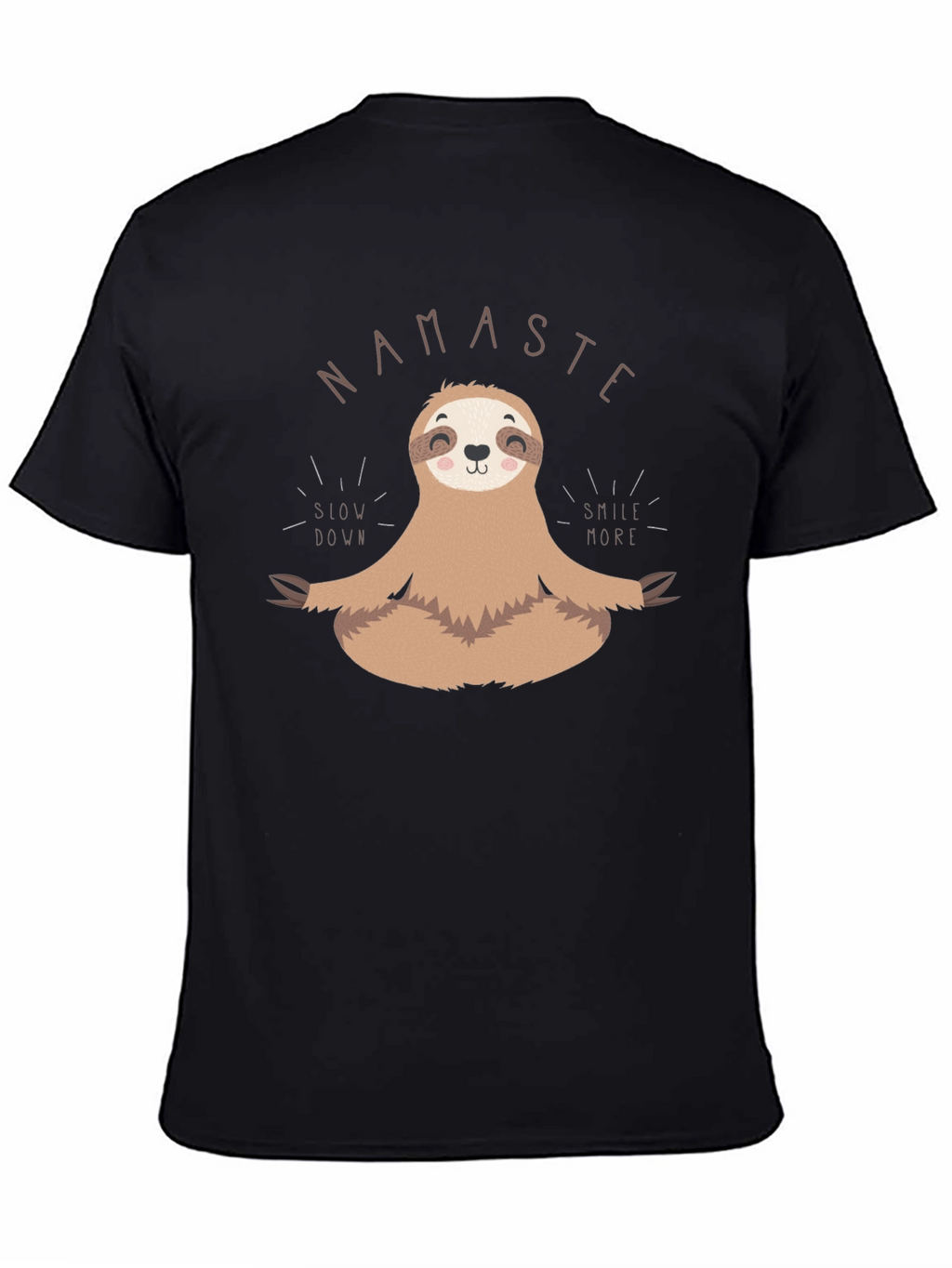 Namaste Sloth Meditation T-Shirt