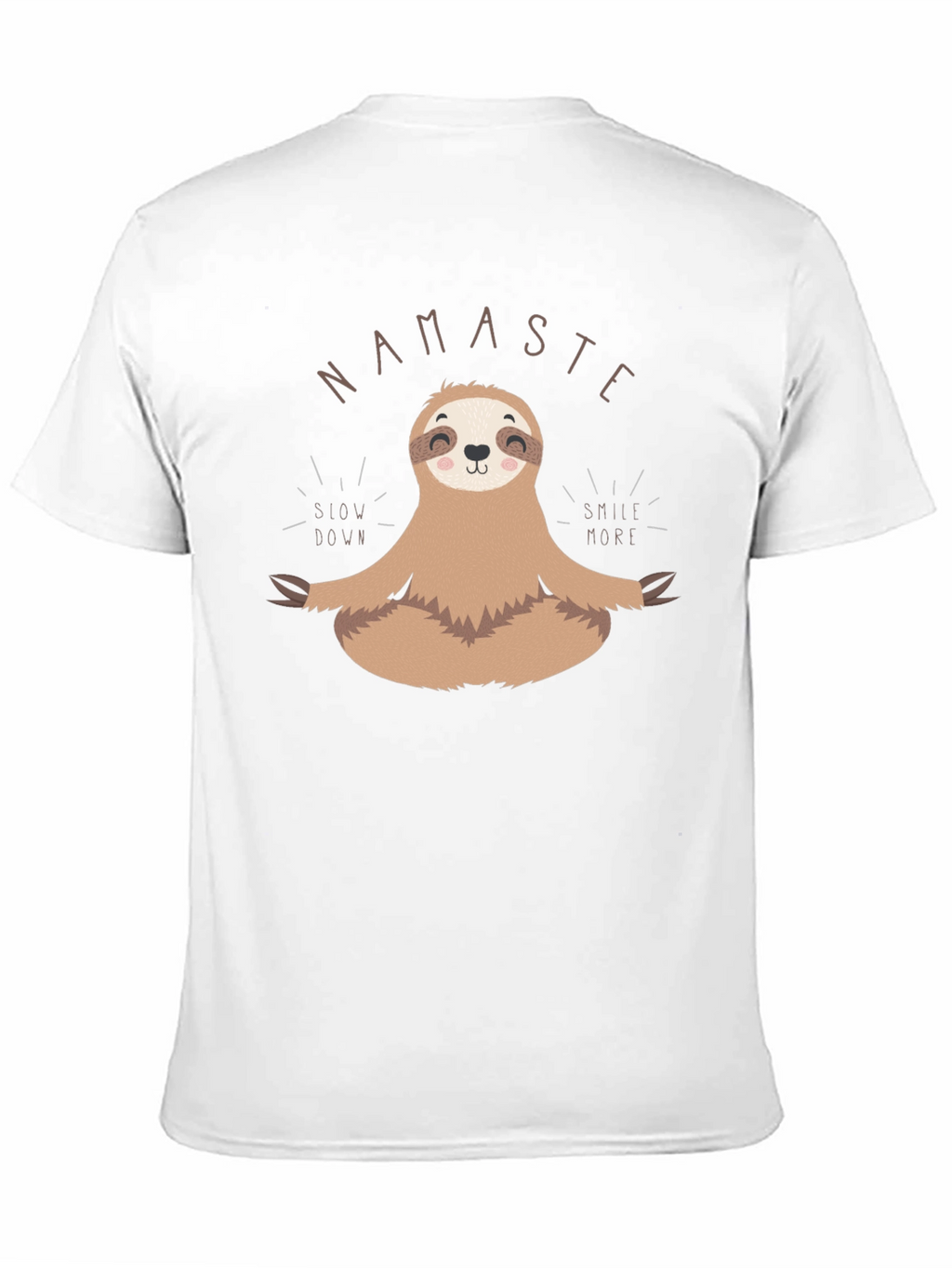 Namaste Sloth Meditation T-Shirt