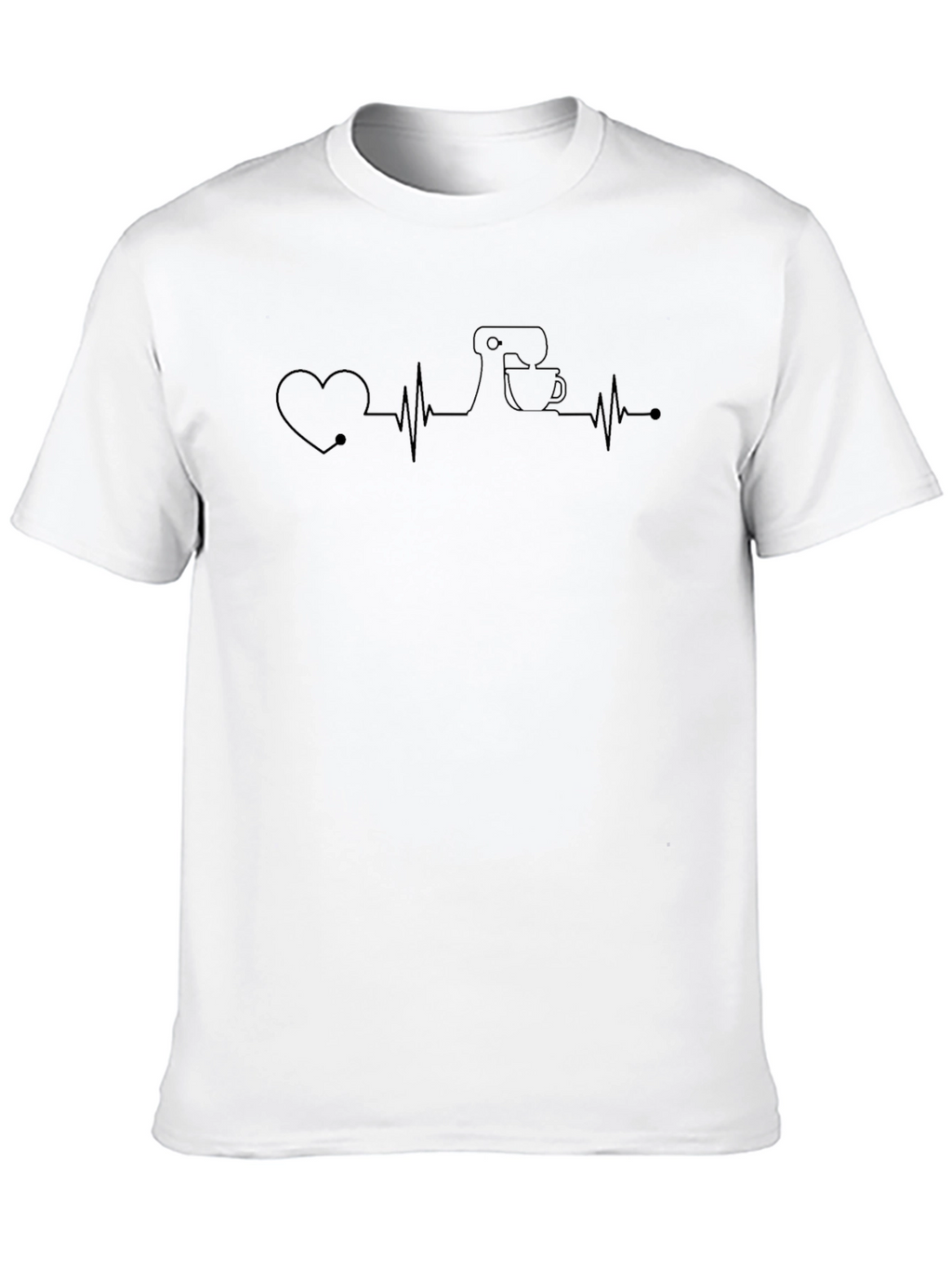 Baking Heartbeat Tee - Stand Mixer Love
