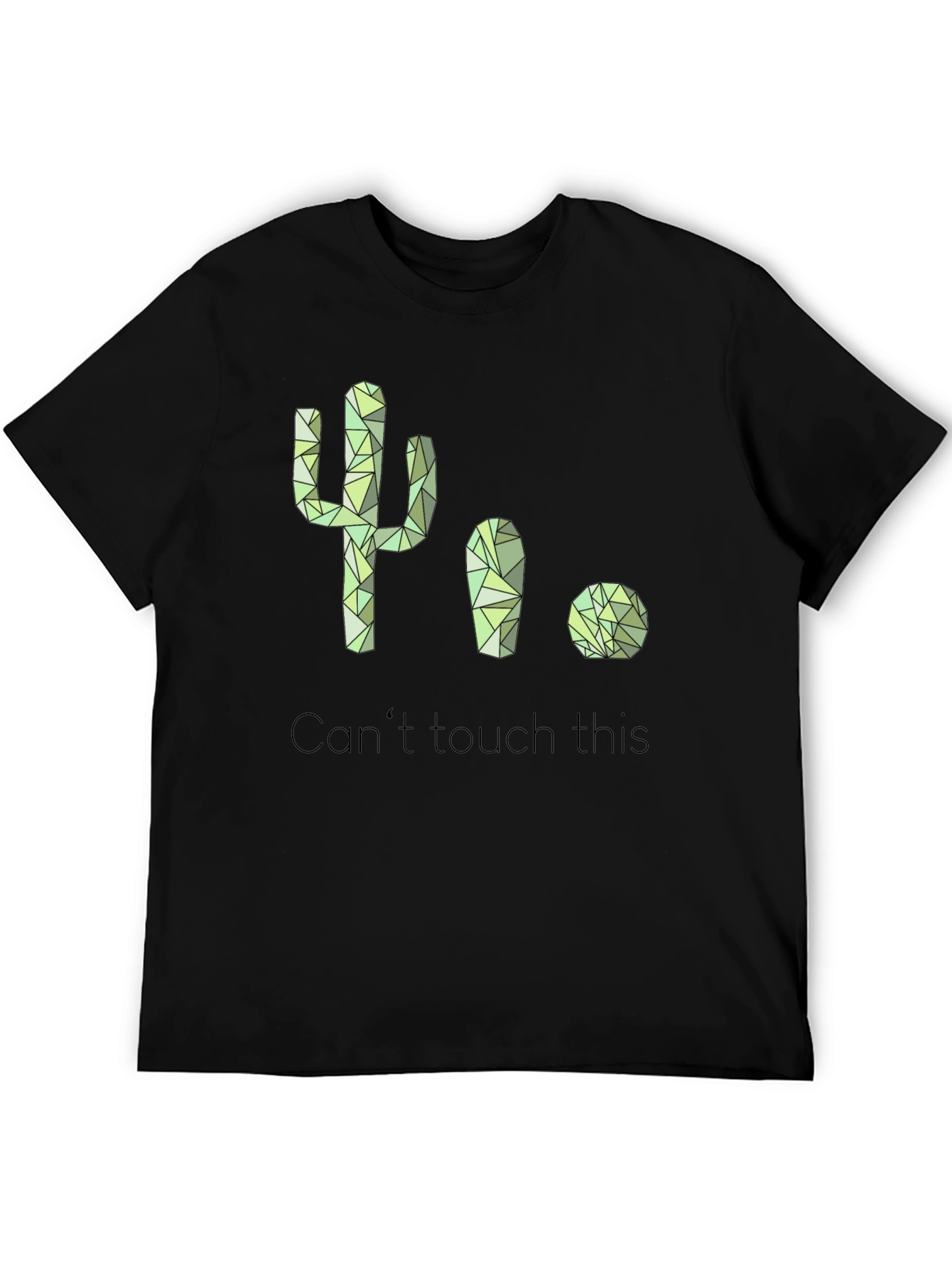 Cactus Geometric Design T-Shirt