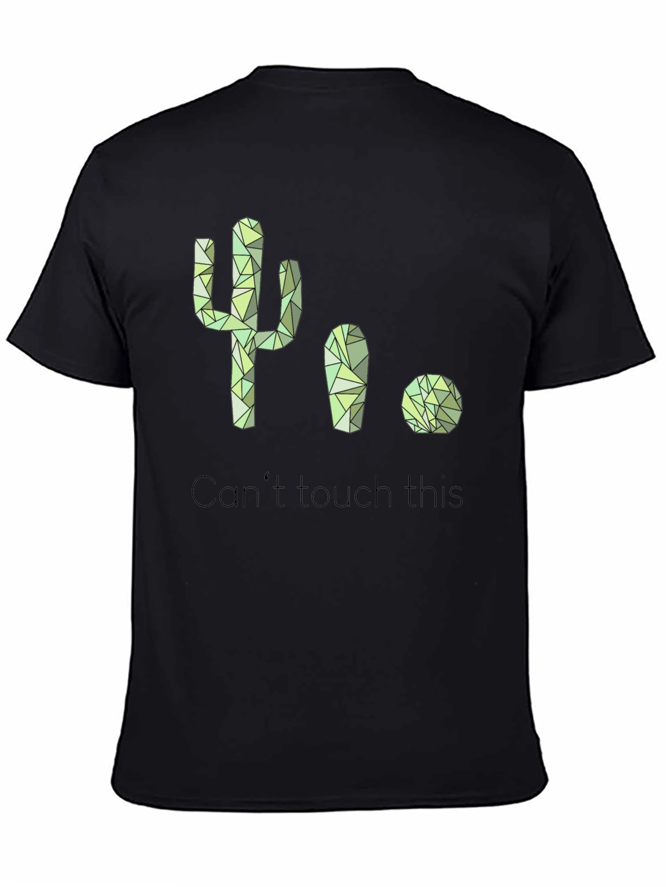 Cactus Geometric Design T-Shirt