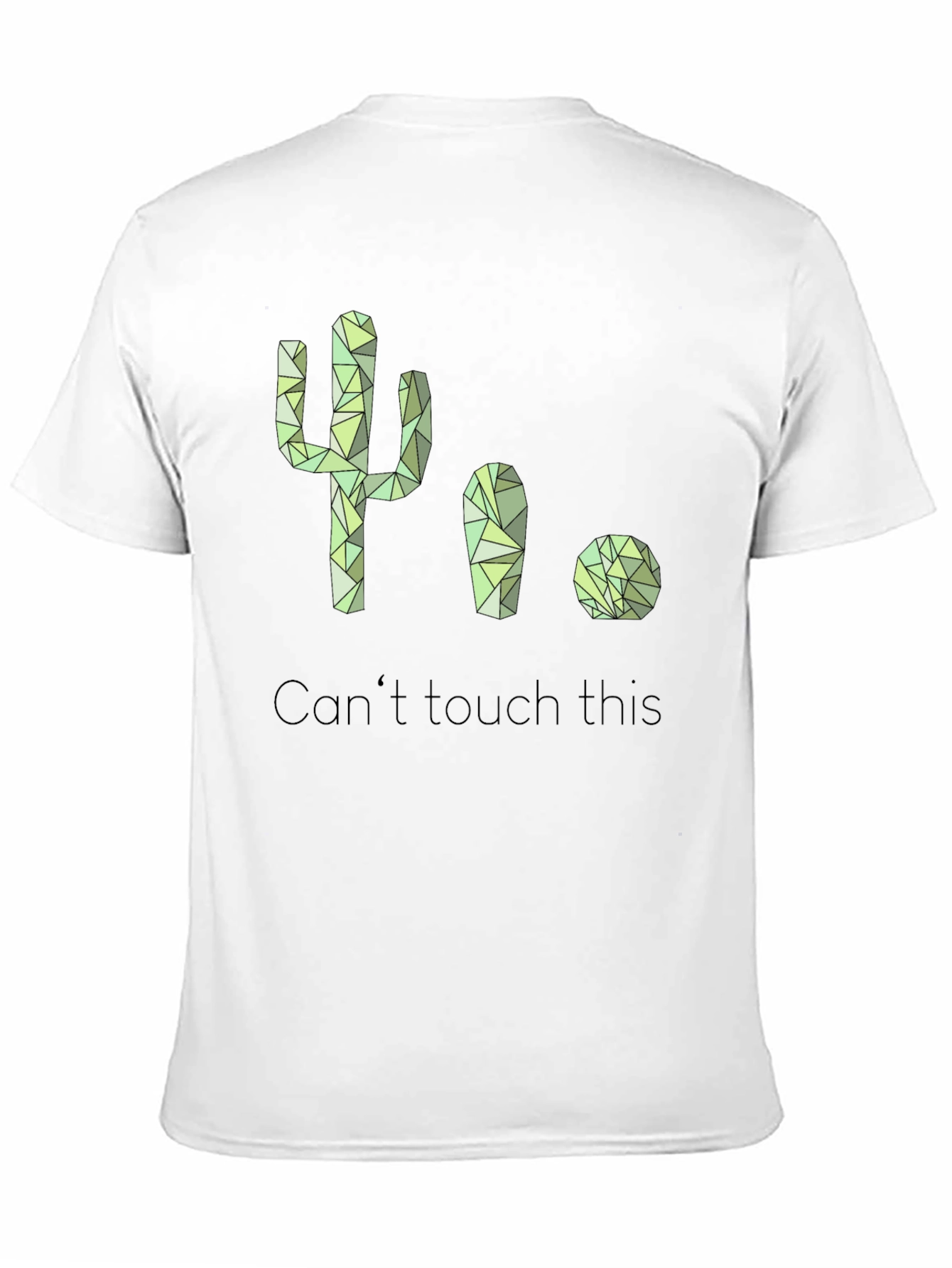 Cactus Geometric Design T-Shirt
