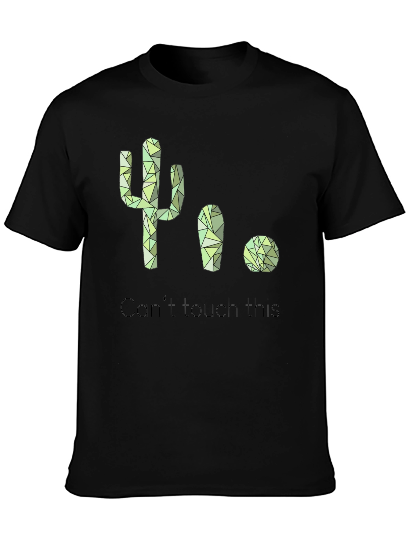 Cactus Geometric Design T-Shirt
