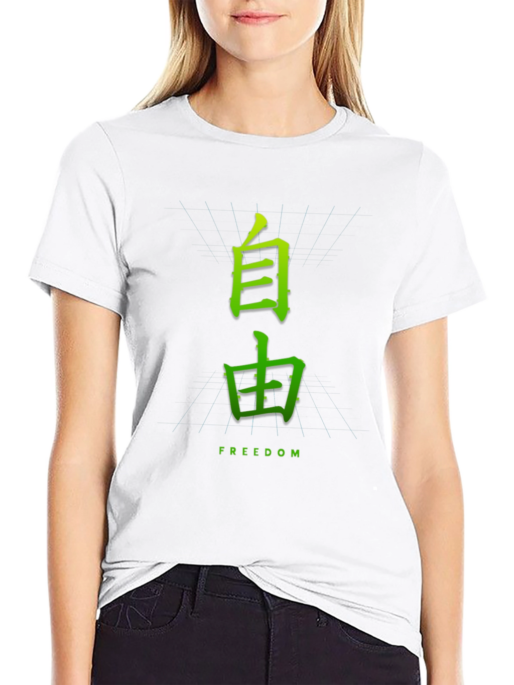 Japanese Freedom Graphic Tee - Black