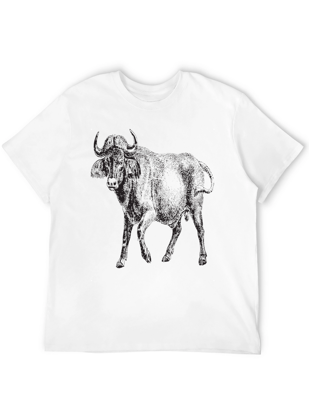 Black Wildebeest Graphic T-Shirt