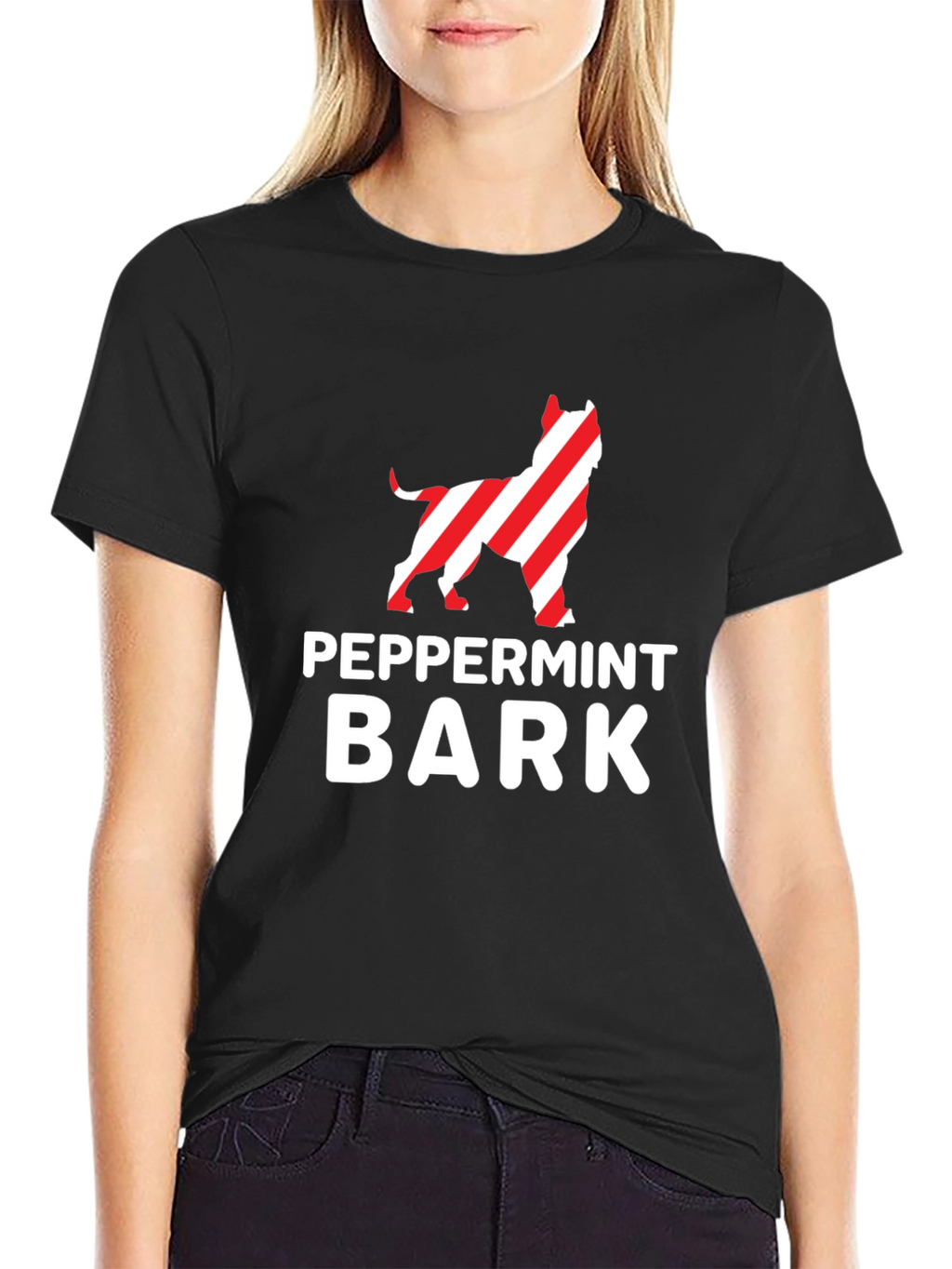 Peppermint Bark Dog Graphic Tee