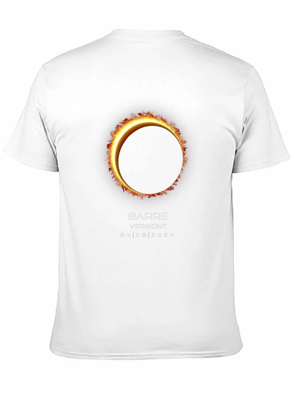 Total Solar Eclipse Barre Vermont April 8 2024 T-Shirt