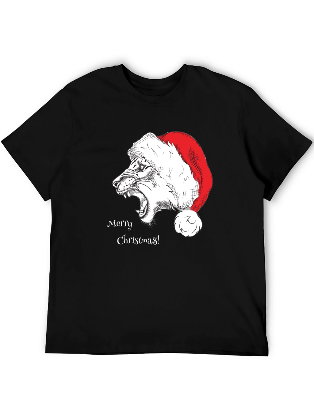 Merry Christmas Lion T-Shirt