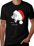 Merry Christmas Lion T-Shirt