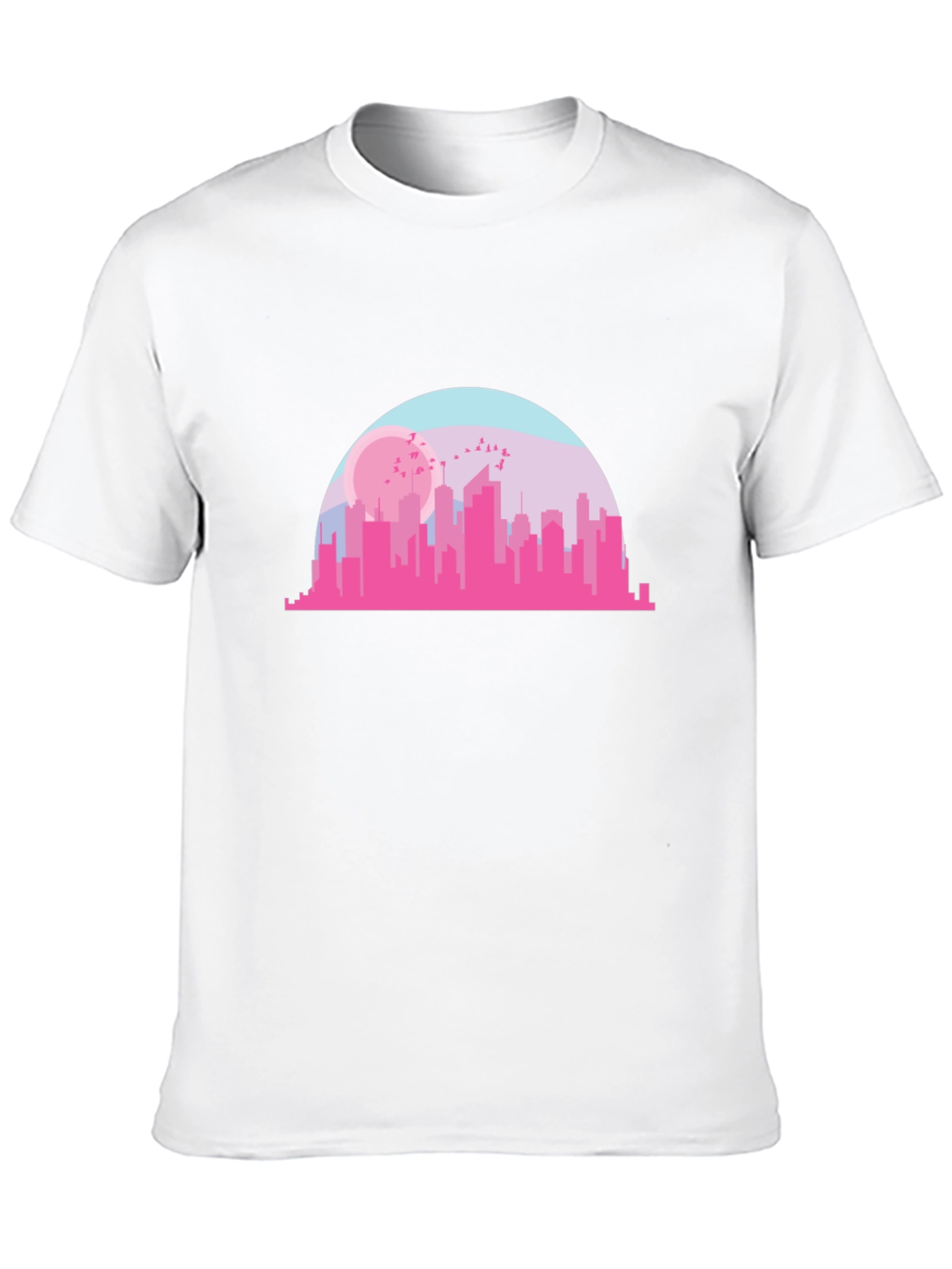 Cityscape Graphic Tee - Modern Urban Design T-Shirt