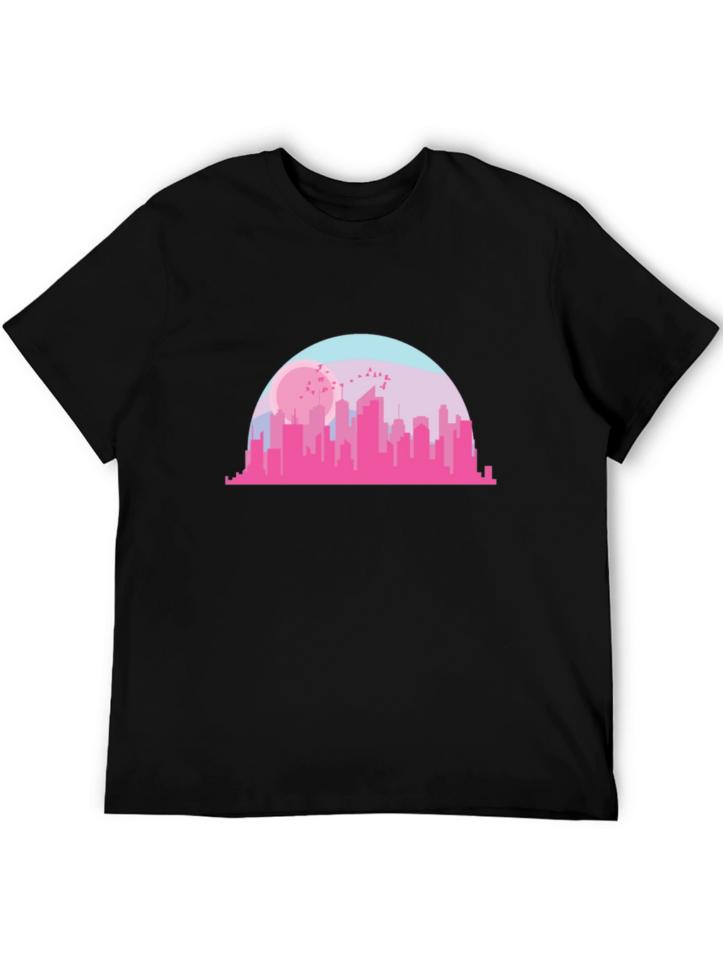 Cityscape Graphic Tee - Modern Urban Design T-Shirt