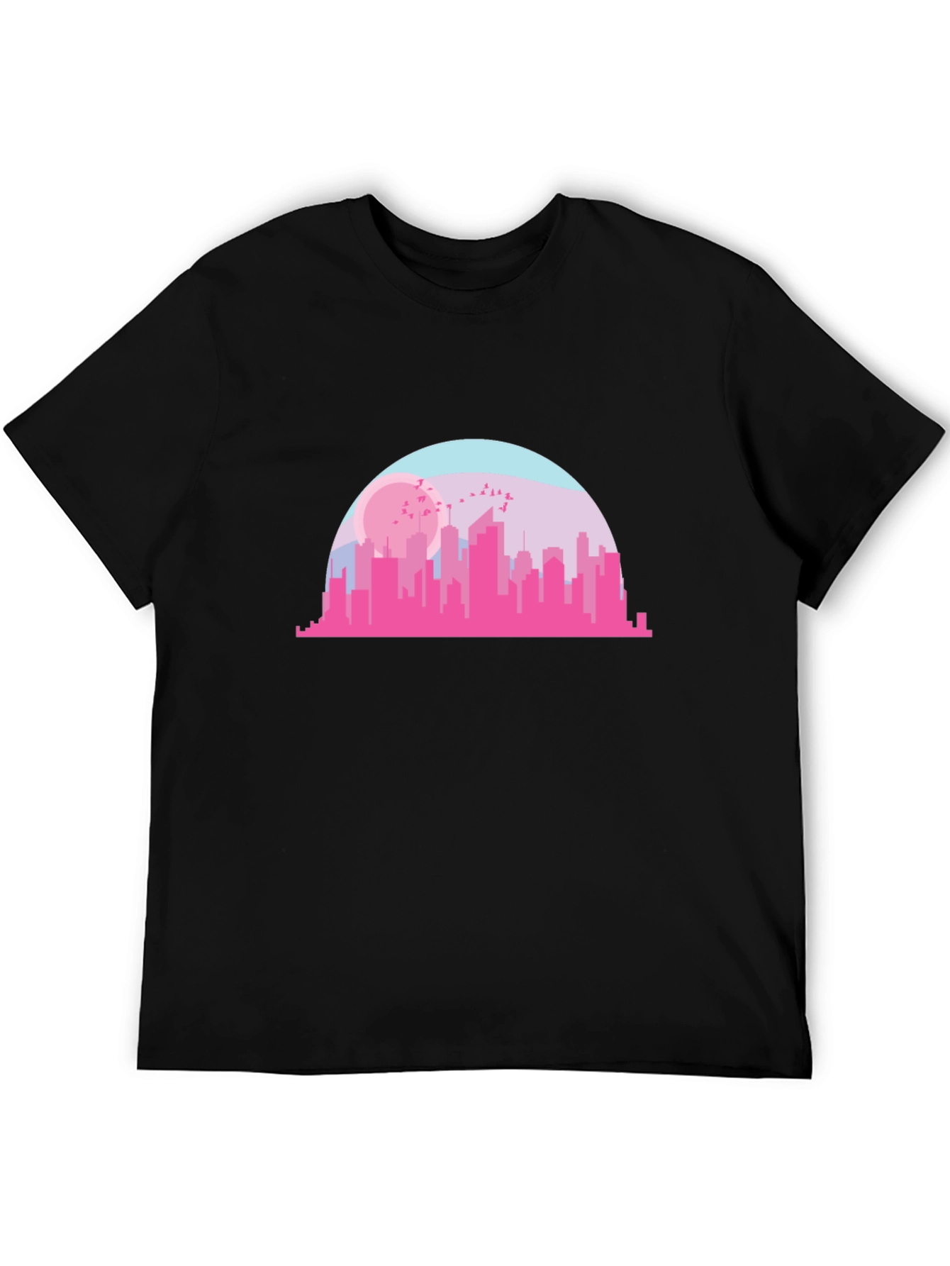 Cityscape Graphic Tee - Modern Urban Design T-Shirt
