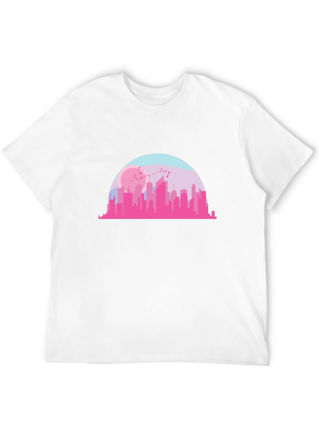 Cityscape Graphic Tee - Modern Urban Design T-Shirt