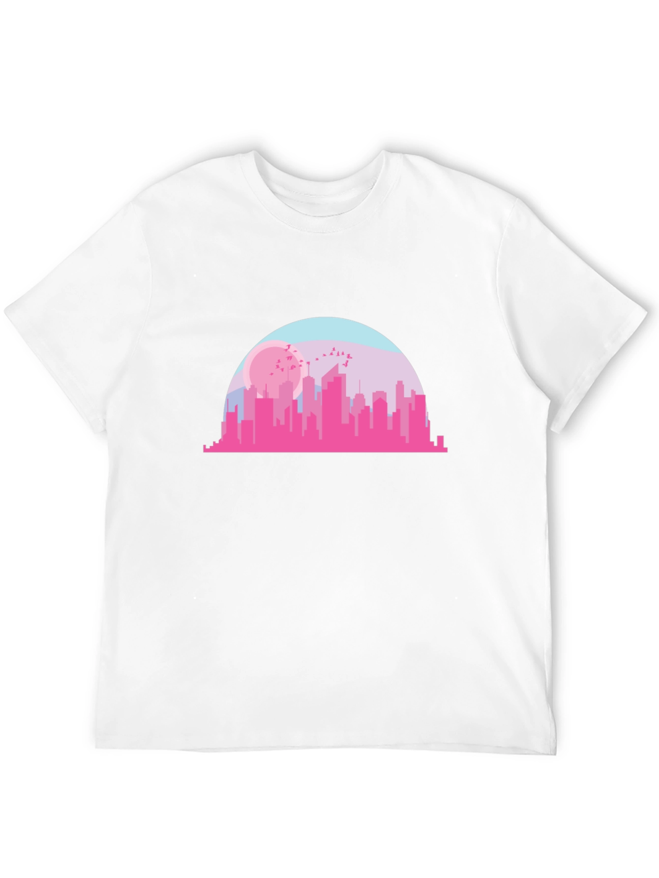 Cityscape Graphic Tee - Modern Urban Design T-Shirt