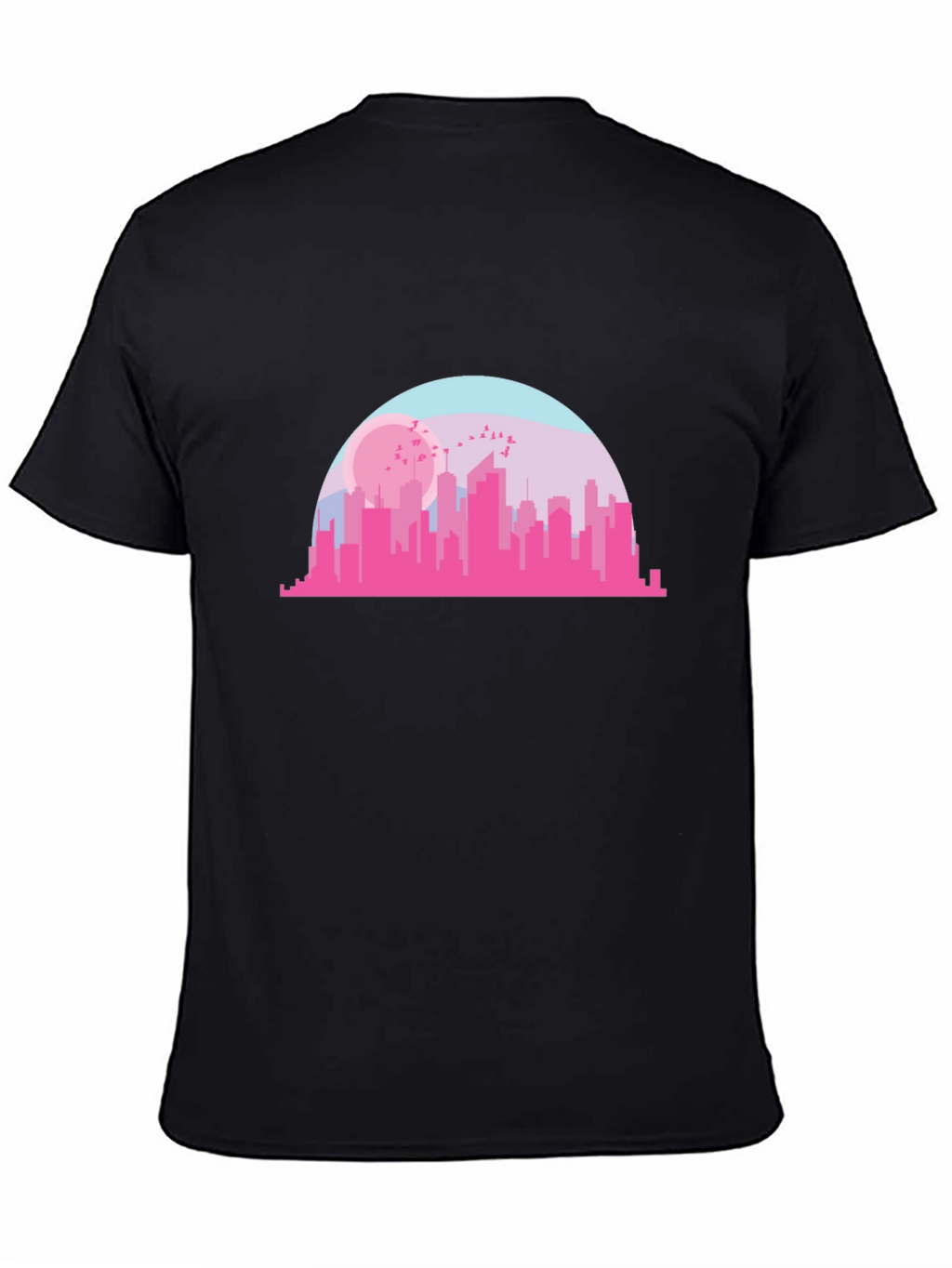 Cityscape Graphic Tee - Modern Urban Design T-Shirt