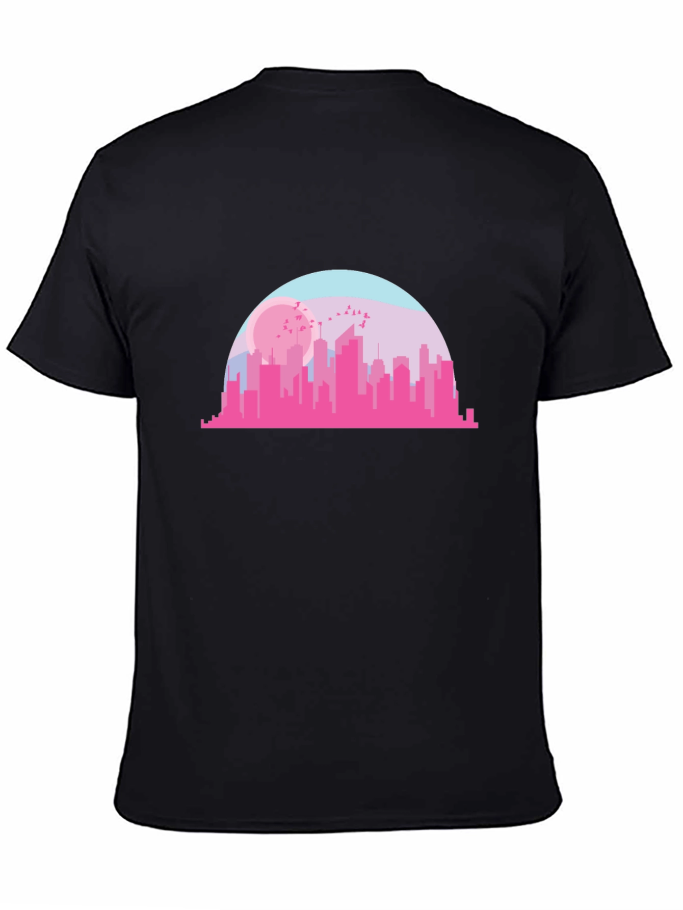 Cityscape Graphic Tee - Modern Urban Design T-Shirt