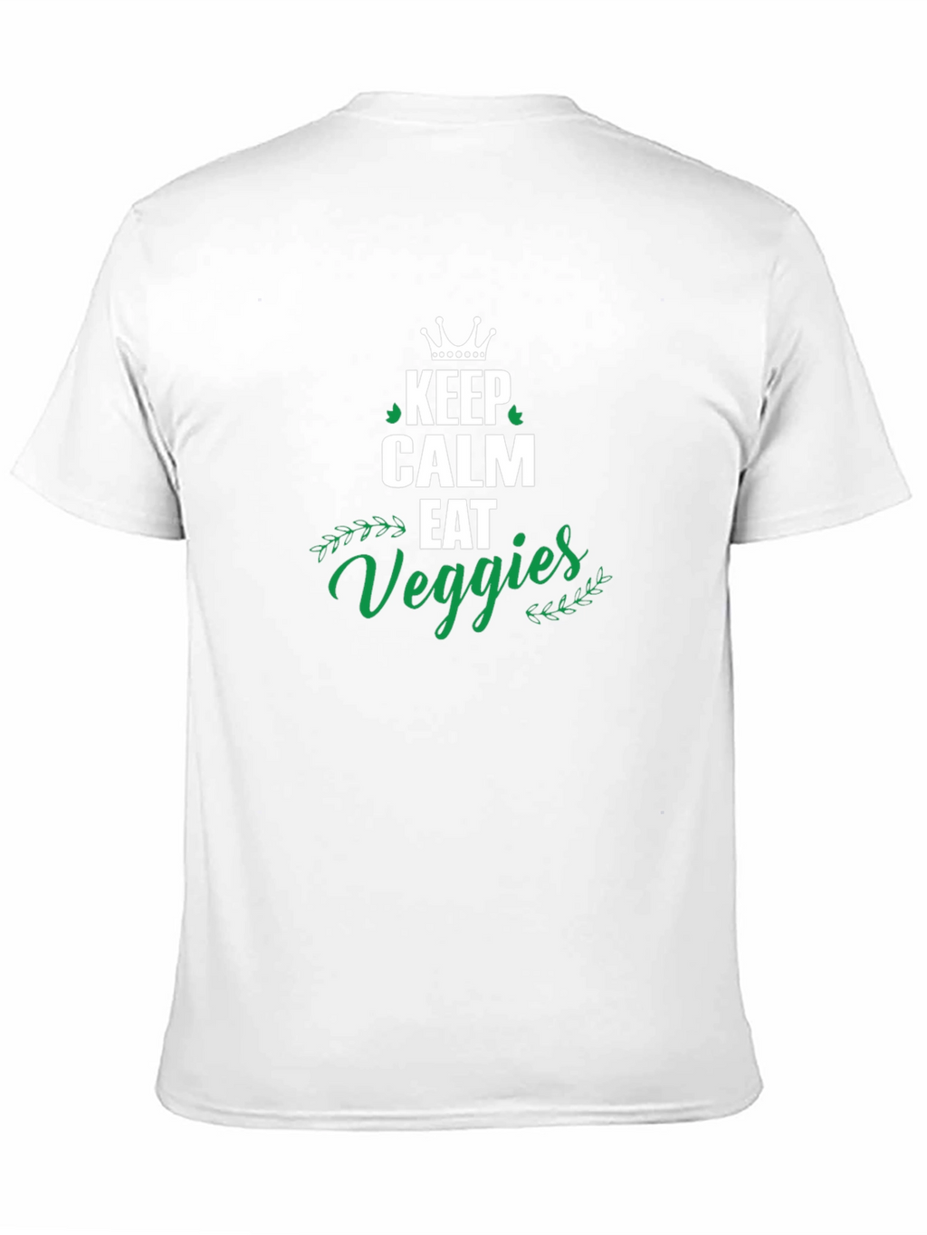 Keep Calm Eat Veggies T-Shirt - Unisex Black Tee