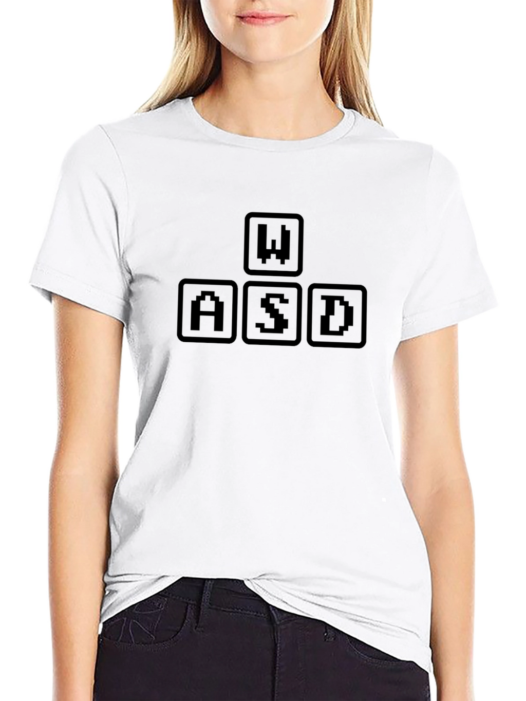 WASD Gaming Keyboard T-Shirt - Black