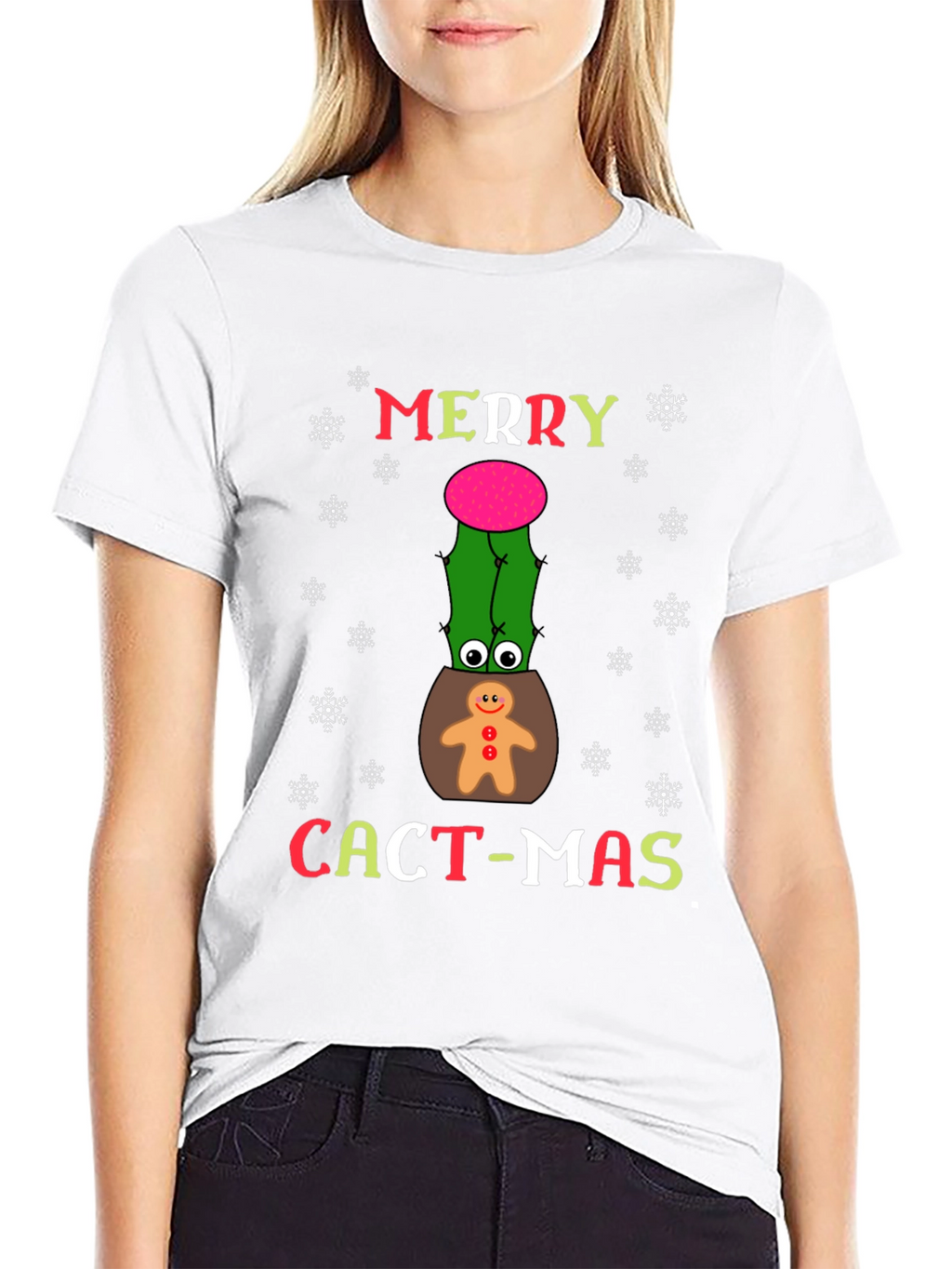 Merry Cact-mas Graphic T-Shirt
