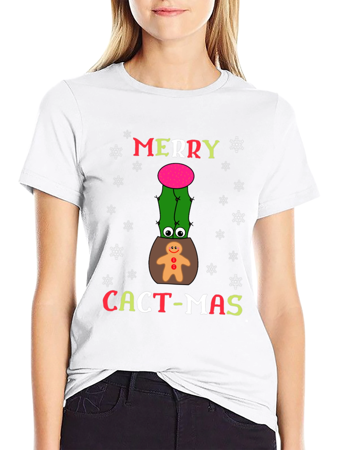 Merry Cact-mas Graphic T-Shirt