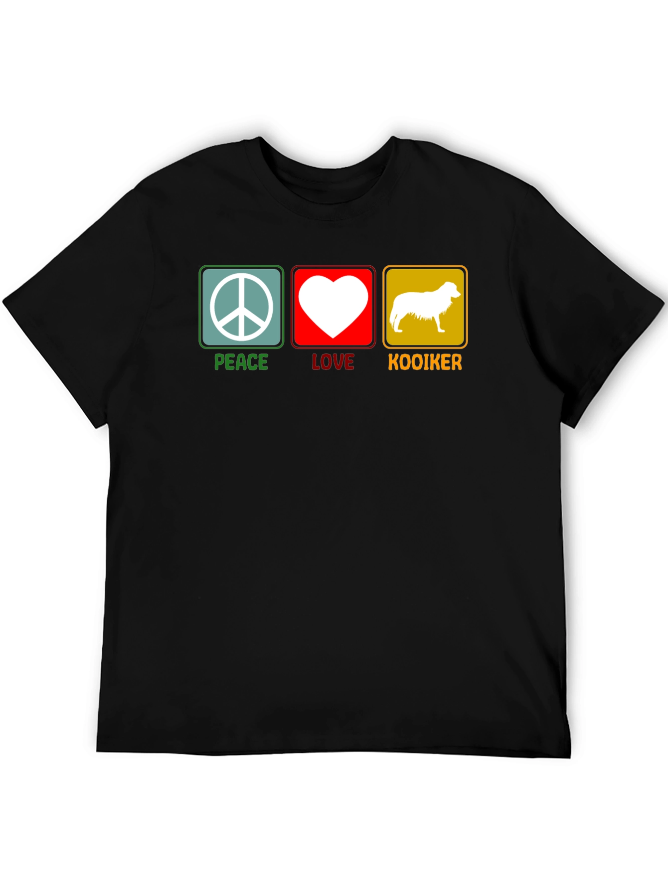Peace Love Kooikerhondje T-Shirt