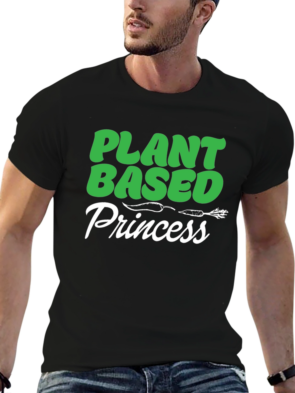 Plant Based Princess Graphic T-Shirt