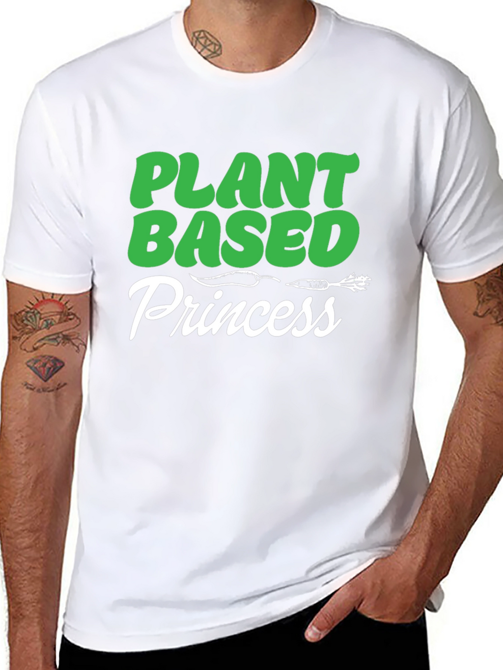 Plant Based Princess Graphic T-Shirt