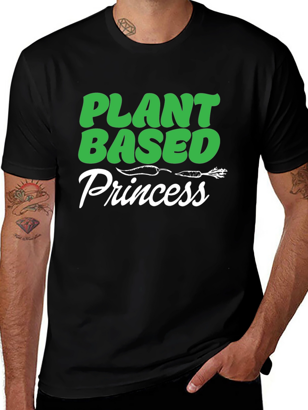Plant Based Princess Graphic T-Shirt